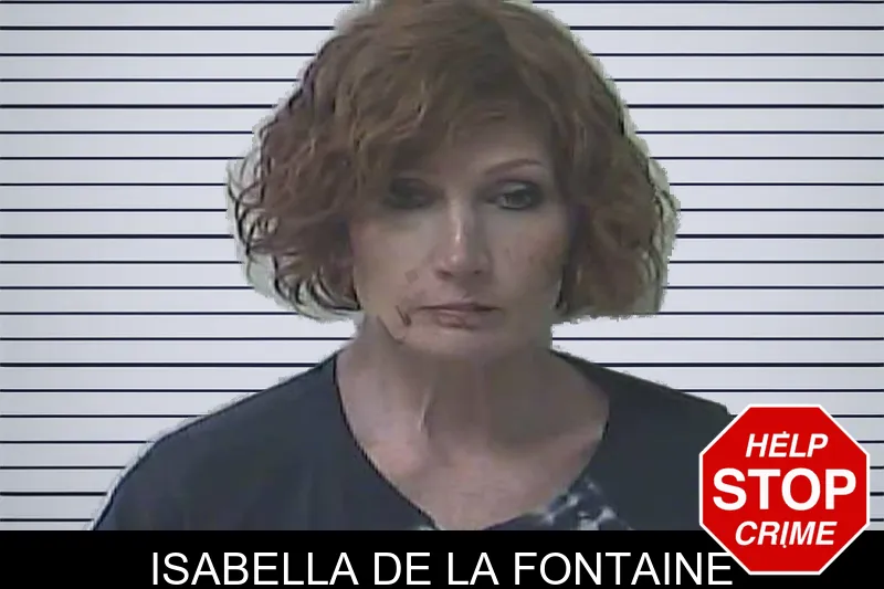 Isabella De La Fontaine mugshot
