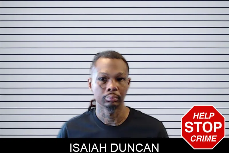 Isaiah Duncan mugshot