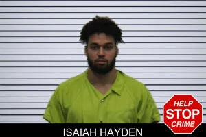 Isaiah Hayden mugshot