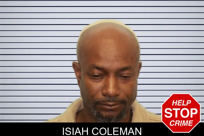 Isiah Coleman mugshot