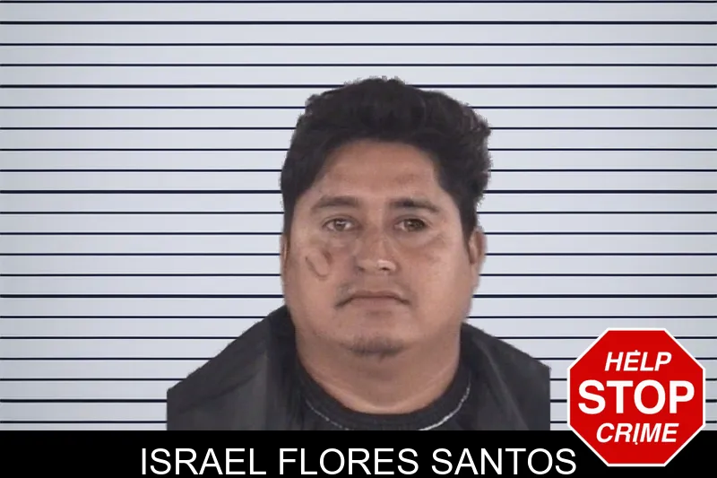 Israel Flores Santos mugshot