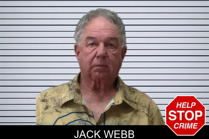 Jack Webb mugshot