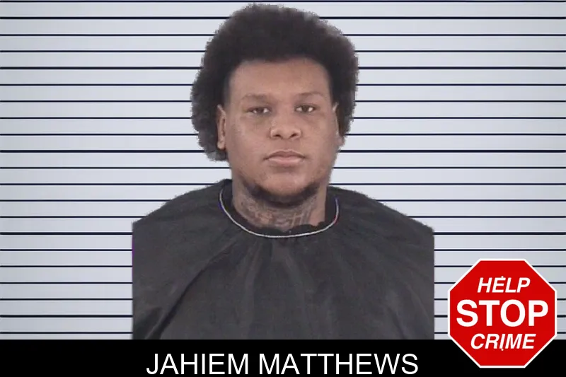 Jahiem Matthews mugshot