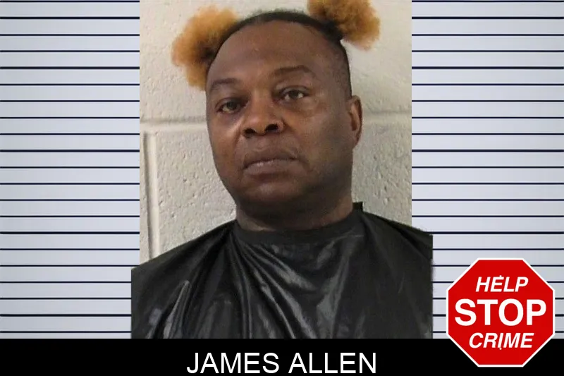 James Allen mugshot