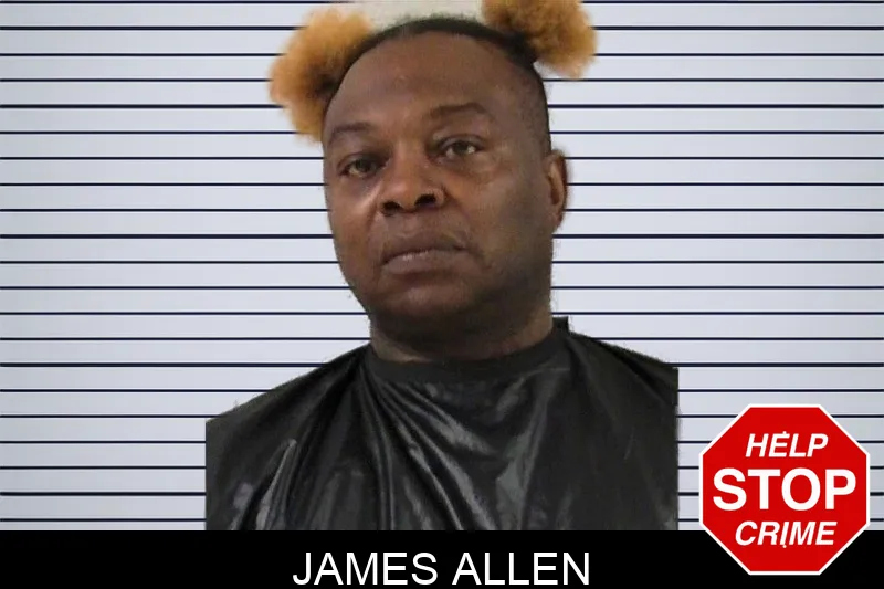 James Allen mugshot