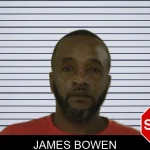 James Bowen mugshot