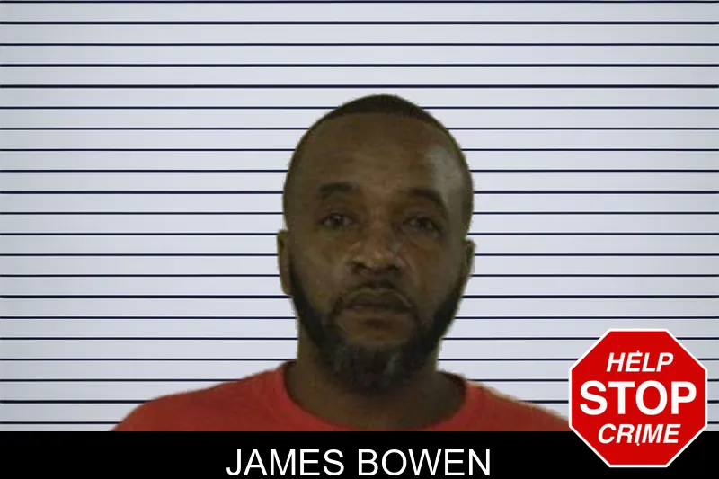 James Bowen mugshot