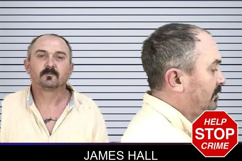 James Hall mugshot