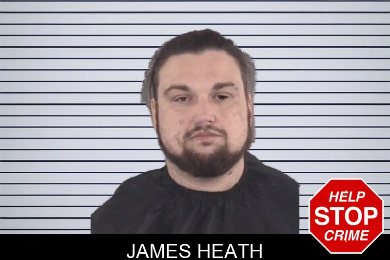 James Heath mugshot