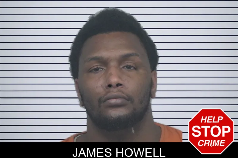 James Howell mugshot