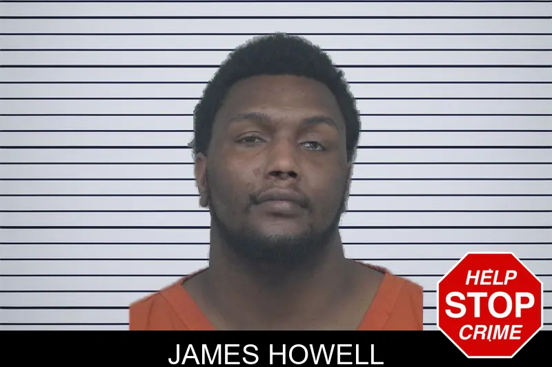 James Howell mugshot