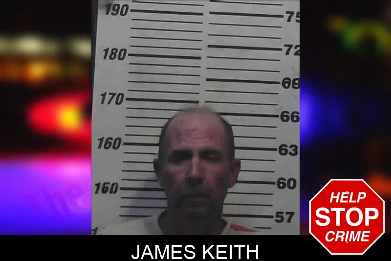 James Keith mugshot