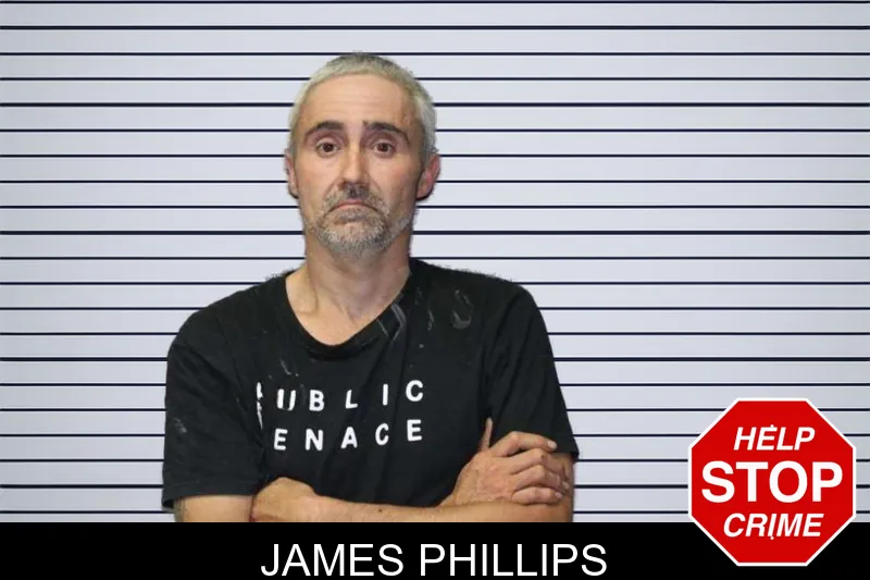James Phillips mugshot