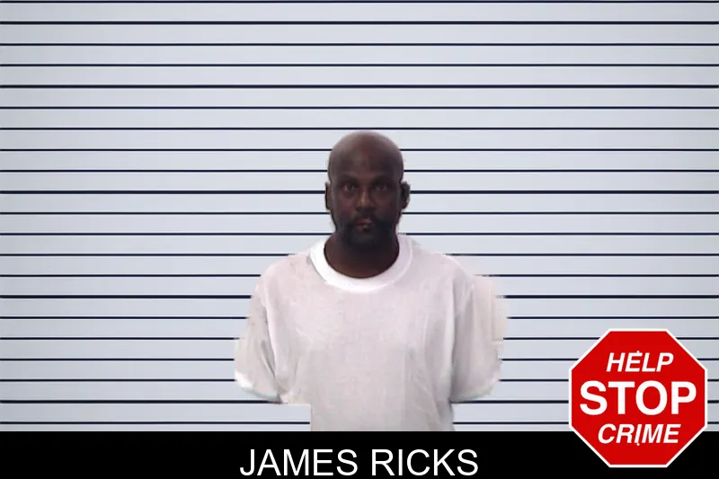 James Ricks mugshot