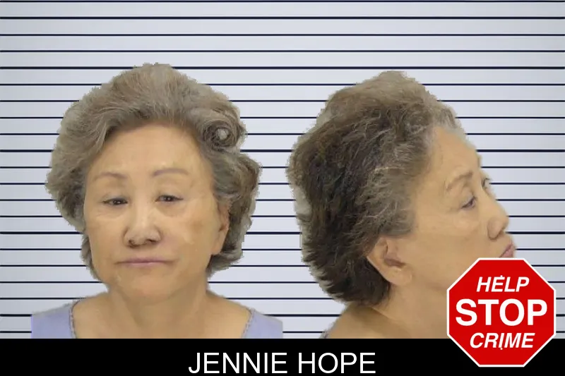 Jennie Hope mugshot