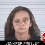 Jennifer Presley mugshot