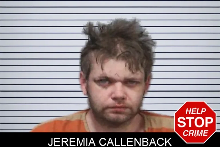 Jeremia Callenback mugshot – White County , Georgia Jeremia Callenback