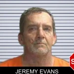Jeremy Evans mugshot