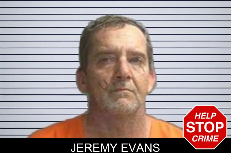 Jeremy Evans mugshot
