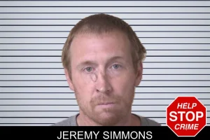 Jeremy Simmons mugshot