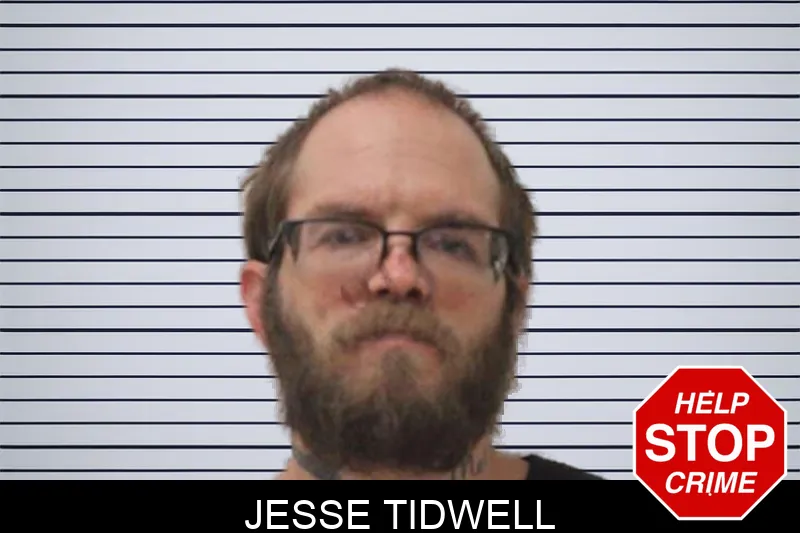 Jesse Tidwell mugshot