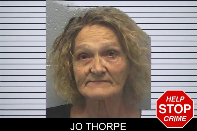 Jo Thorpe mugshot – Ware County , Georgia Jo Thorpe