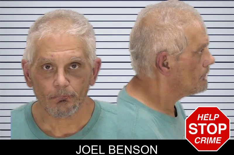 Joel Benson mugshot