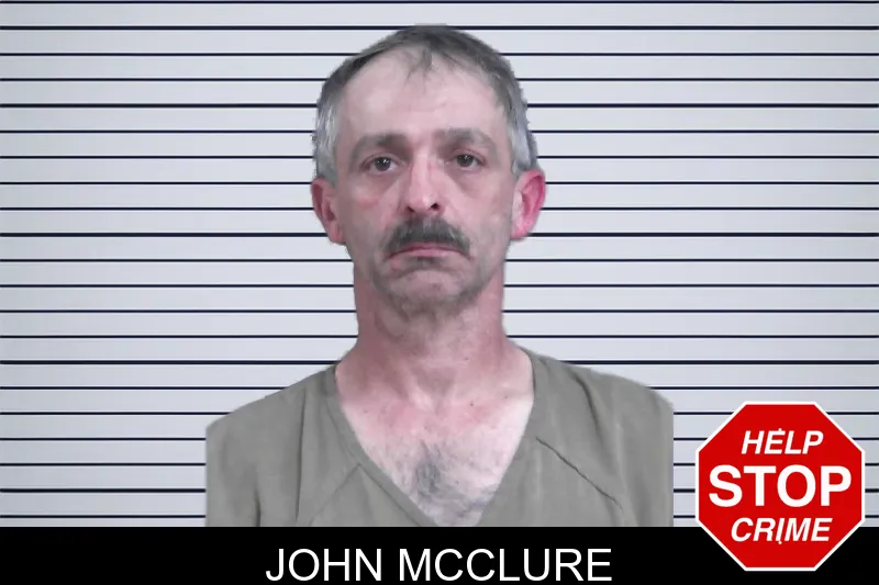 John McClure mugshot