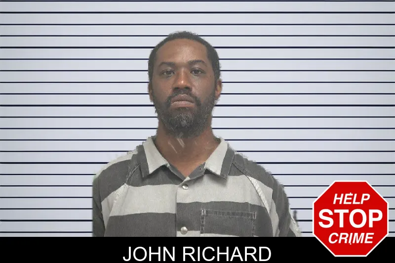 John Richard mugshot