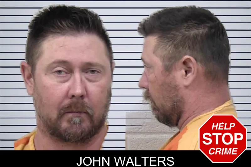 John Walters mugshot