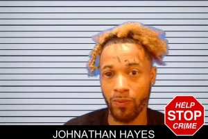 Johnathan Hayes mugshot