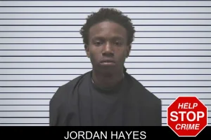 Jordan Hayes mugshot