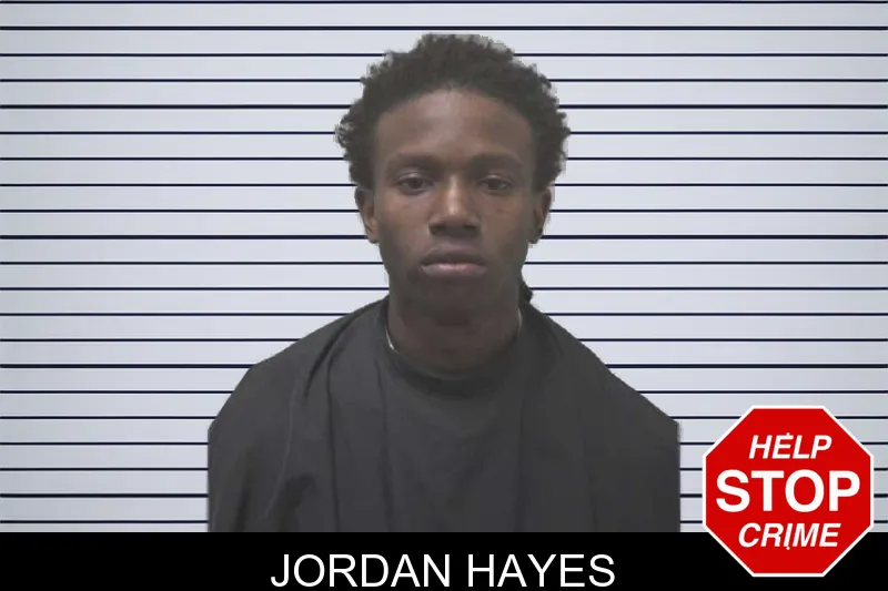 Jordan Hayes mugshot