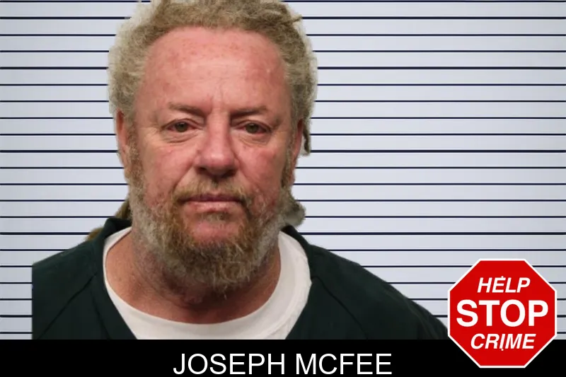Joseph McFee mugshot
