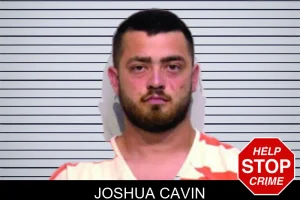 Joshua Cavin mugshot