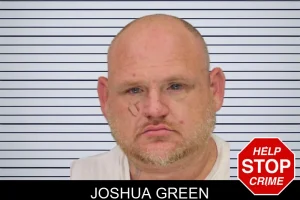 Joshua Green mugshot