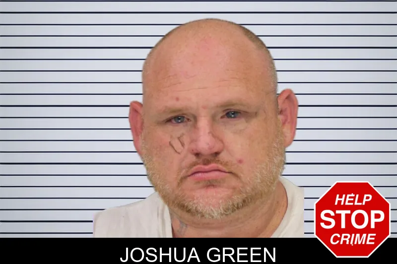 Joshua Green mugshot