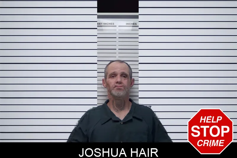 Joshua Hair mugshot