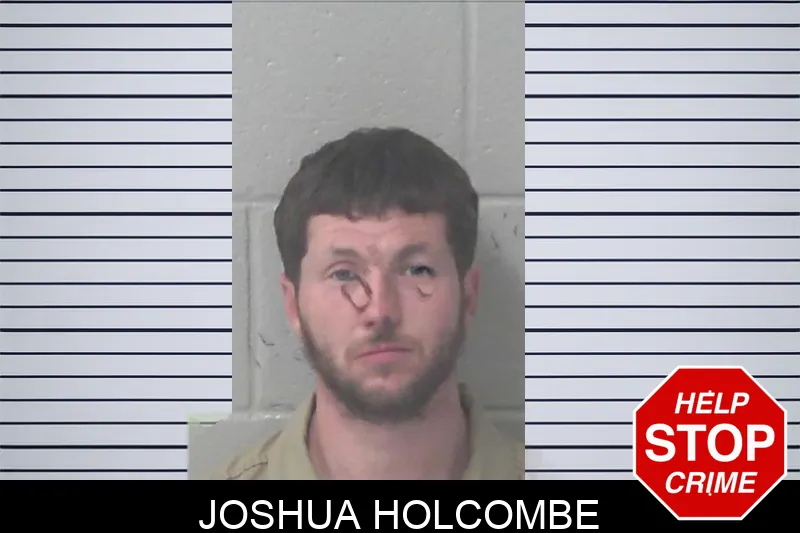 Joshua Holcombe mugshot