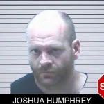 Joshua Humphrey mugshot