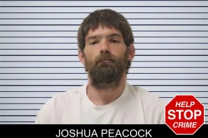 Joshua Peacock mugshot