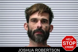Joshua Robertson mugshot