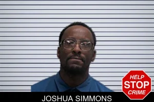 Joshua Simmons mugshot
