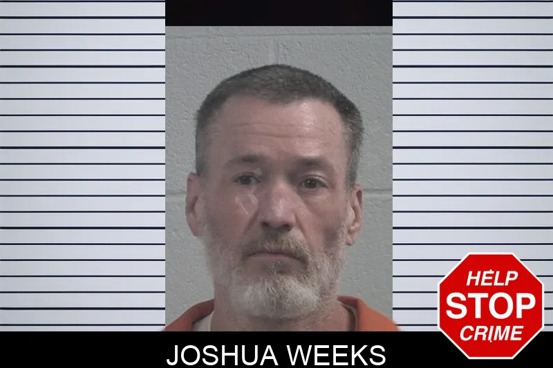 Joshua Weeks mugshot