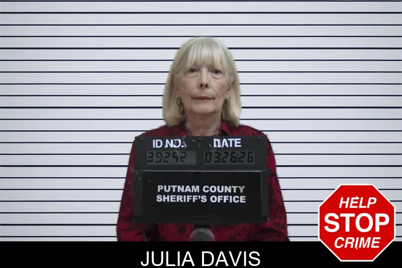 Julia Davis mugshot – Putnam County , Georgia Julia Davis mugshot