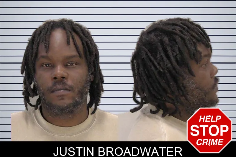 Justin Broadwater mugshot