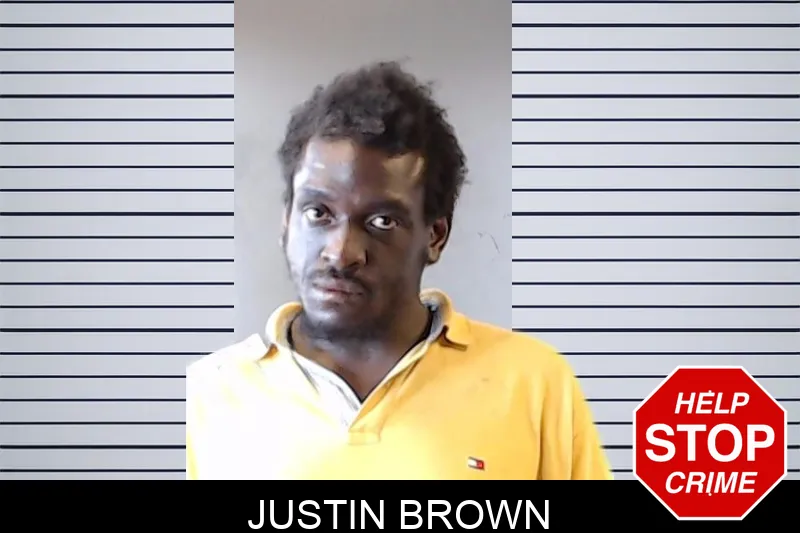 Justin Brown mugshot