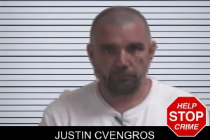 Justin Cvengros mugshot