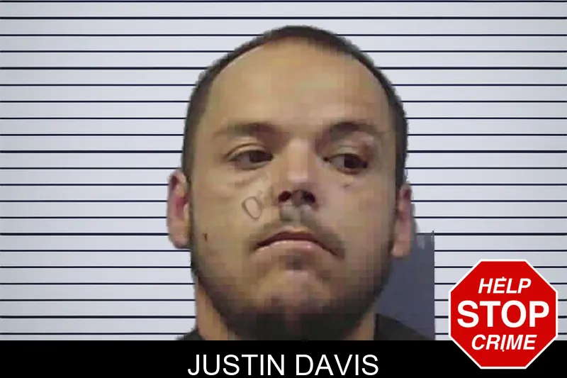 Justin Davis mugshot