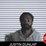 Justin Dunlap mugshot
